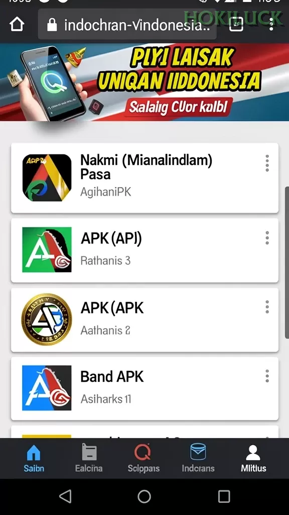 Bonus Spesial Download hokiluck APK screenshot